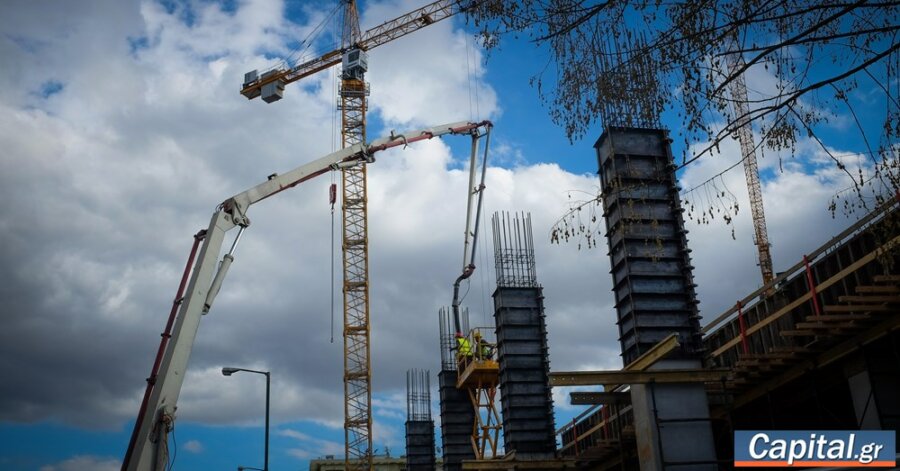 Αύξηση 5,6% στις τιμές των υλικών κατασκευής κτηρίων τον Φεβρουάριο