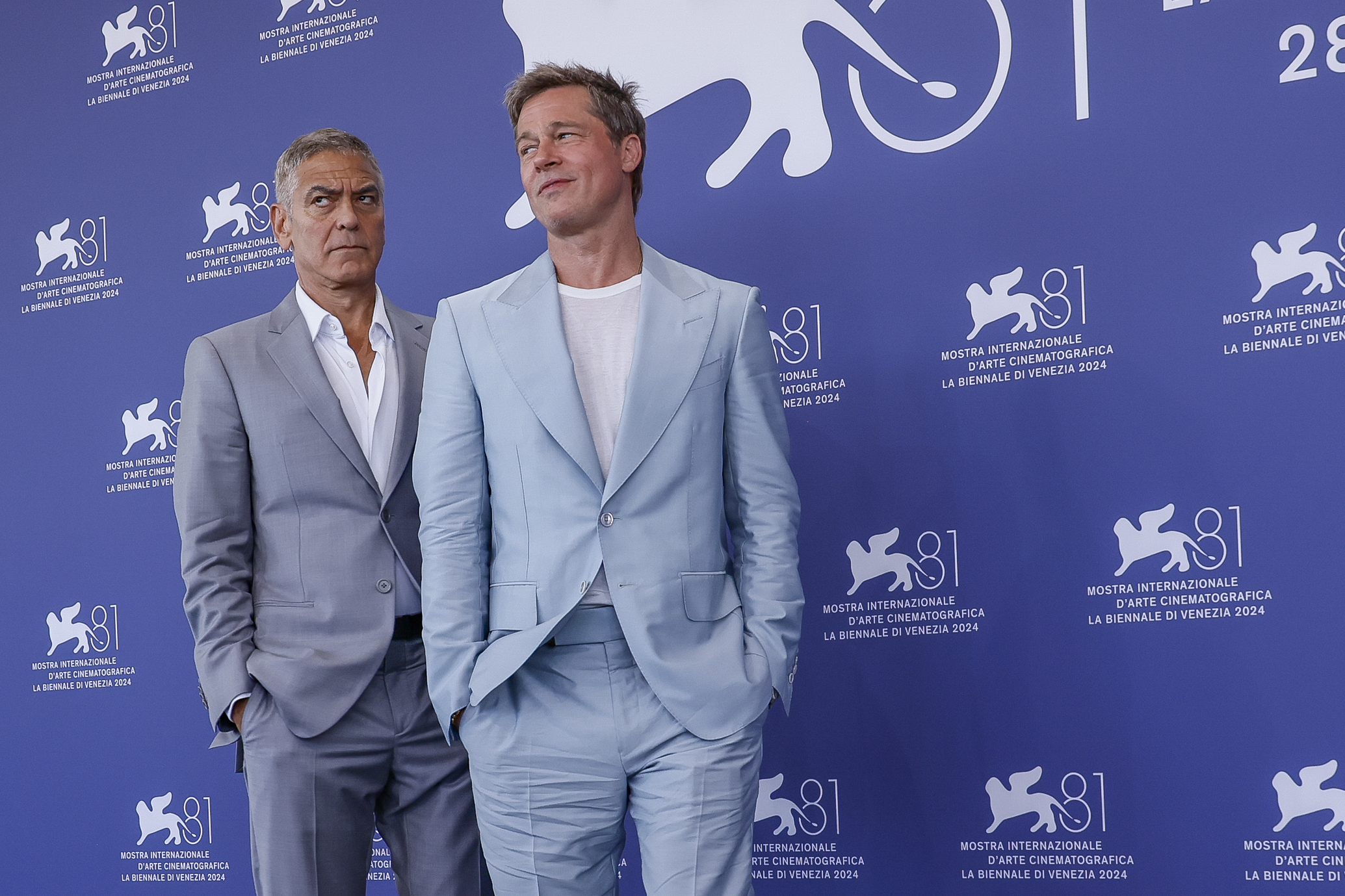 Italy Venice Film Festival Wolfs Photo Call