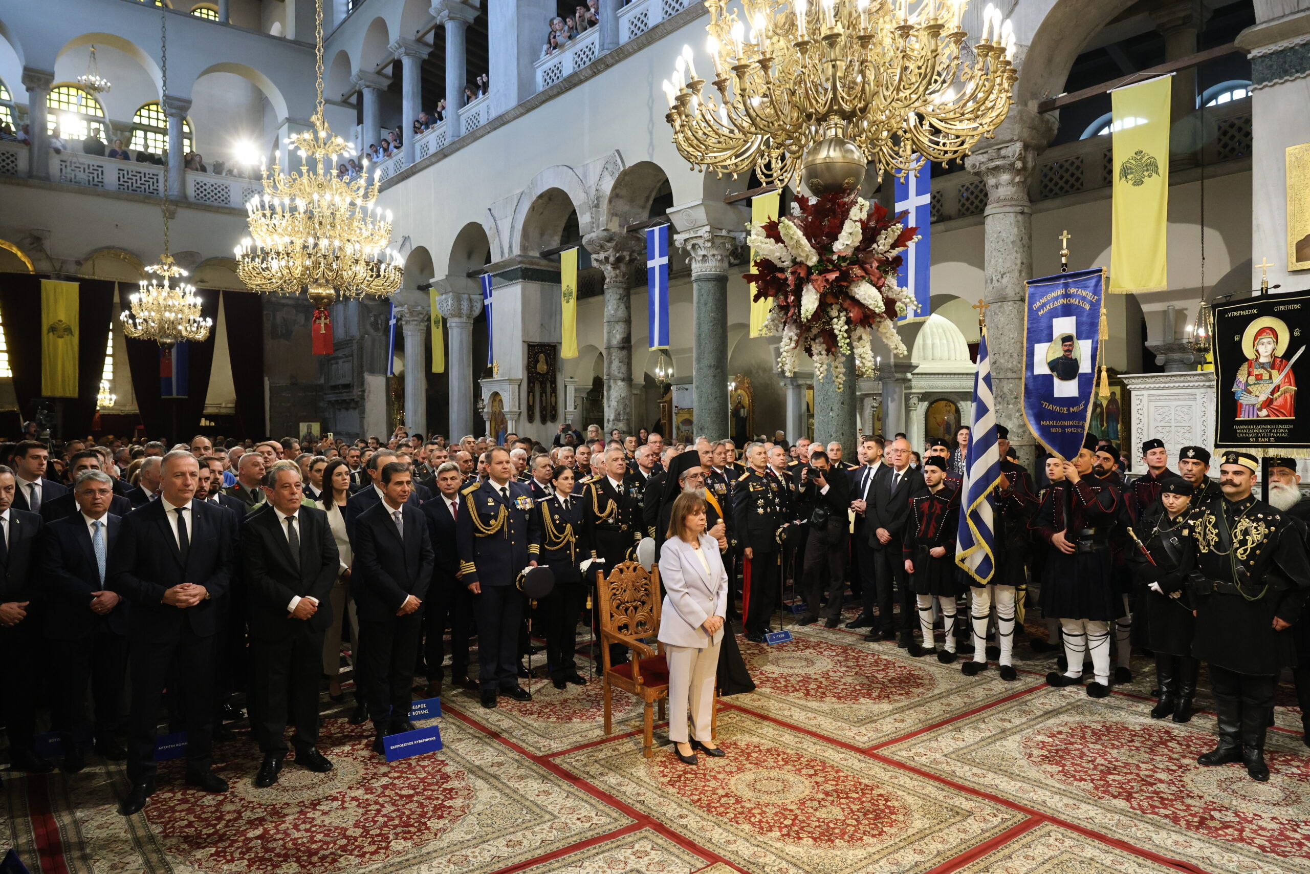 [372882] ΔΟΞΟΛΟΓΙΑ ΣΤΟΝ Ι.Ν. ΤΟΥ ΑΓΙΟΥ ΔΗΜΗΤΡΙΟΥ ΓΙΑ ΤΟΝ ΕΟΡΤΑΣΜΟ ΤΟΥ ΠΟΛΙΟΥΧΟΥ ΤΗΣ ΘΕΣΣΑΛΟΝΙΚΗΣ (ΡΑΦΑΗΛ ΓΕΩΡΓΙΑΔΗΣ / EUROKINISSI)