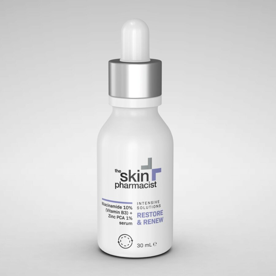 Συσκευασία του ορού ματιών Niacinamide & Zinc PCA Serum της the skin pharmacist