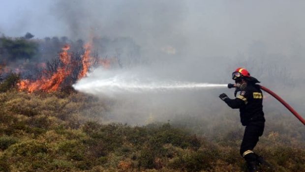 Λακωνία: Φωτιά σε περιοχή της Αερόπολης - Επιχειρούν και εναέρια μέσα