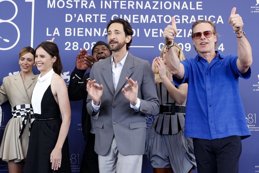 The Brutalist - Photocall - 81st Venice Film Festival