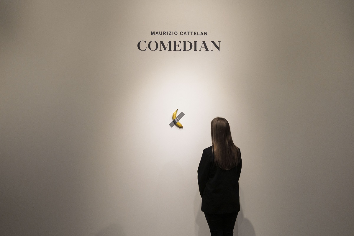 Maurizio Cattelan's 'Comedian' to go under the hammer in New York