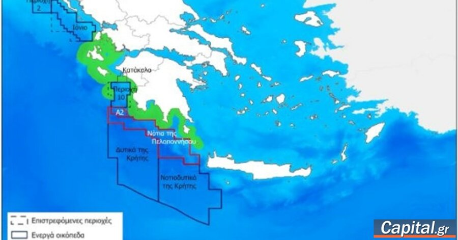 H Chevron "βλέπει" ελληνικό κοίτασμα νοτιοδυτικά της Πελοποννήσου και...