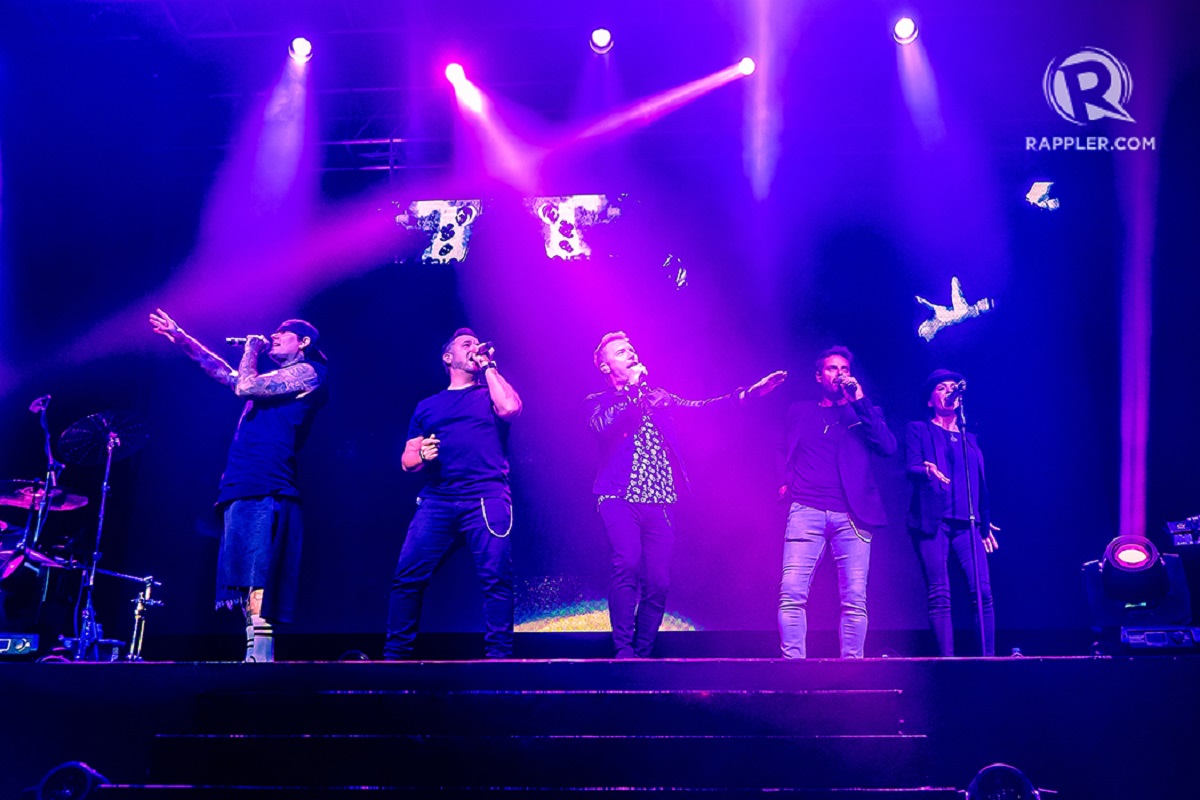 Boyzone performing in Manila