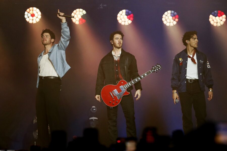 The Jonas Brothers perform in Bogota