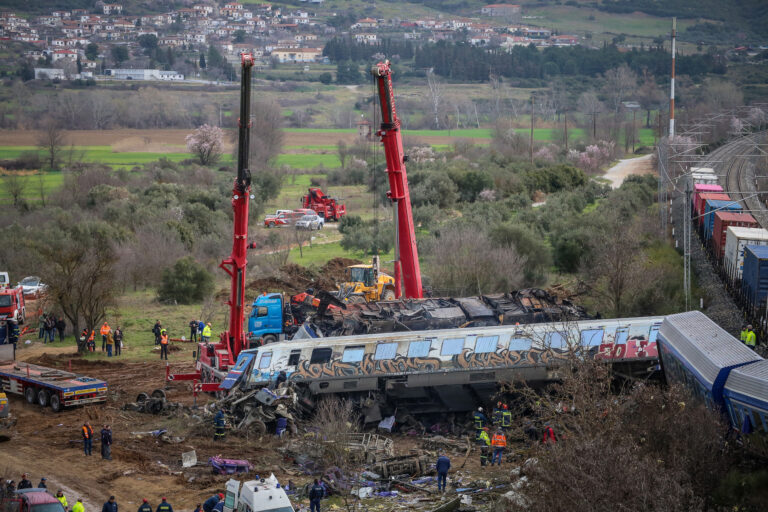 ΣΙΔΗΡΟΔΡΟΜΙΚΟ ΔΥΣΤΥΧΗΜΑ ΣΤΑ ΤΕΜΠΗ (ΛΕΩΝΙΔΑΣ ΤΖΕΚΑΣ /EUROKINISSI)