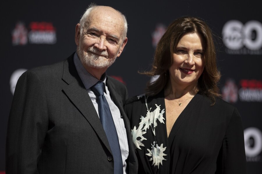 Handprint and footprint ceremony for the 60th anniversary of the James Bond franchise